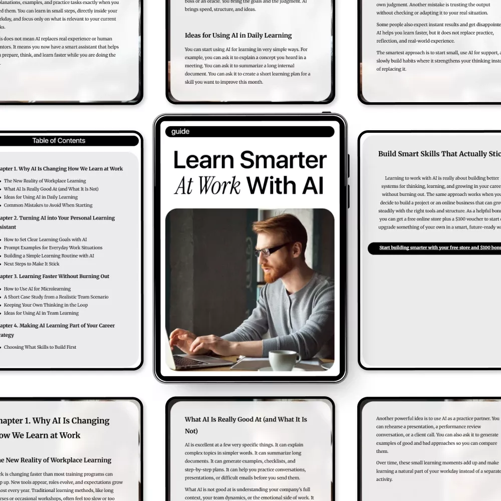 Learn Smarter at Work with AI: The Ultimate Guide to Workplace Learning with AI Help, Boost Productivity, and Career Growth - Image 5
