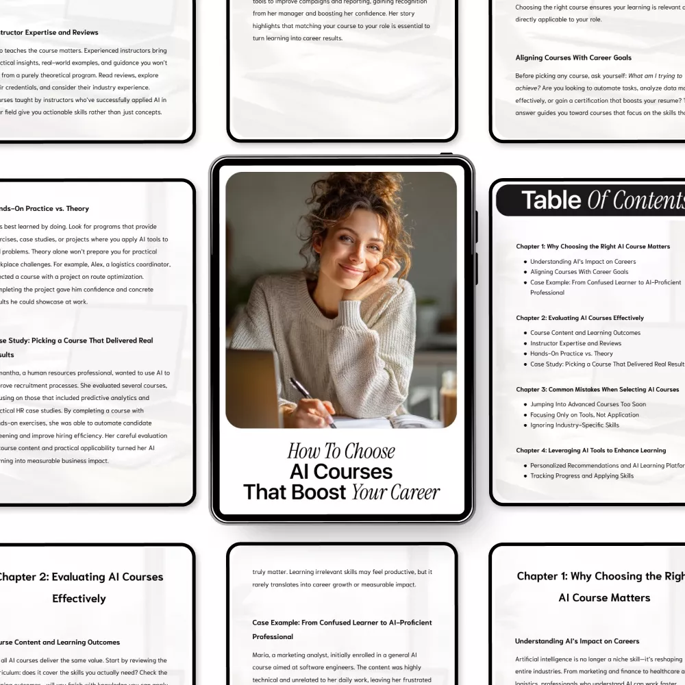 How to Choose AI Courses That Boost Your Career – Ultimate Guide, eBook & Checklist for AI Learning, Career Growth, Skill Development - Image 5