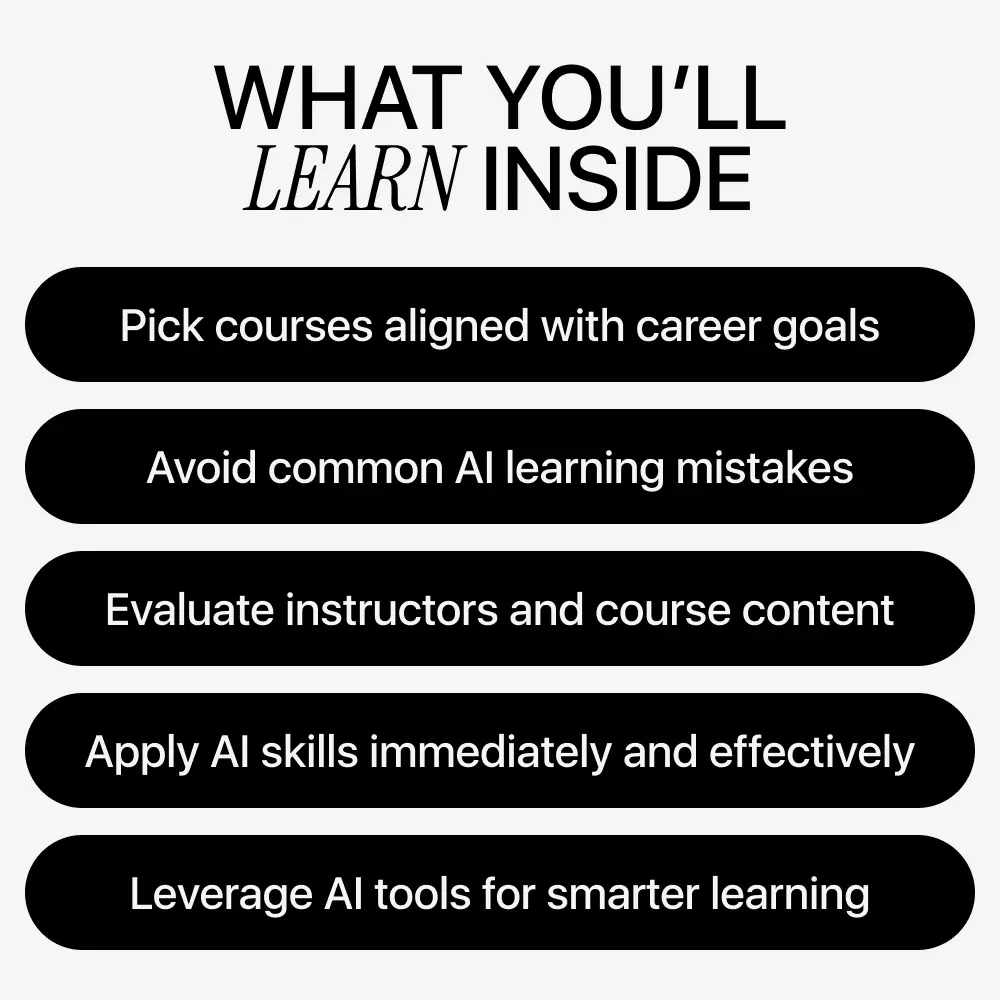 How to Choose AI Courses That Boost Your Career – Ultimate Guide, eBook & Checklist for AI Learning, Career Growth, Skill Development - Image 4