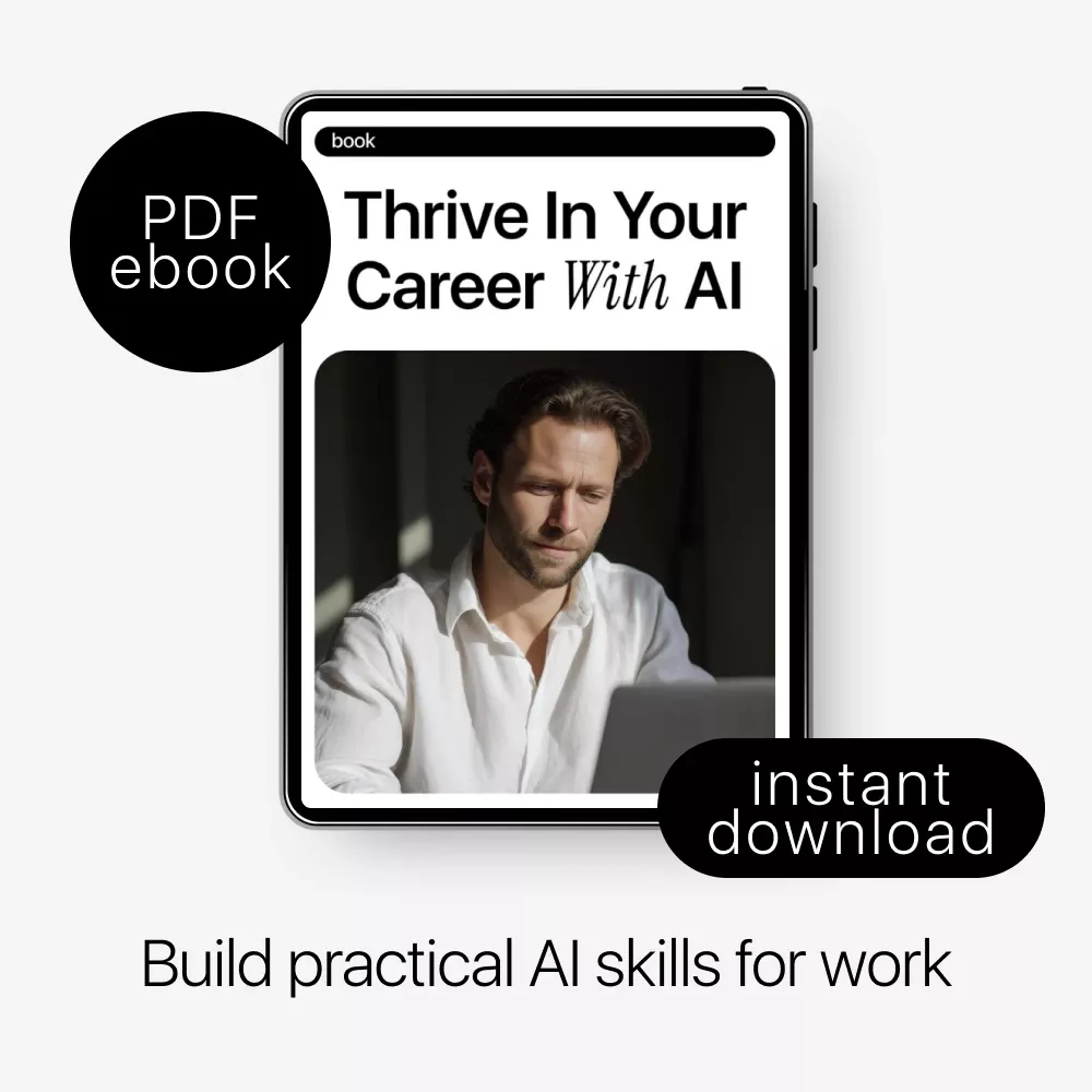 Thrive in Your Career with AI – Practical eBook Guide to ai skills for career growth, Smart Prompting, Productivity & Future-Ready Work - Image 3