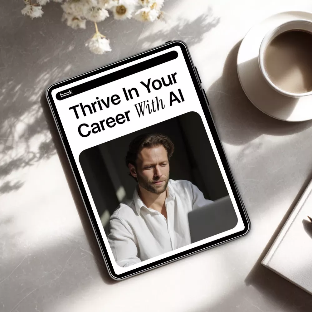 Thrive in Your Career with AI – Practical eBook Guide to ai skills for career growth, Smart Prompting, Productivity & Future-Ready Work
