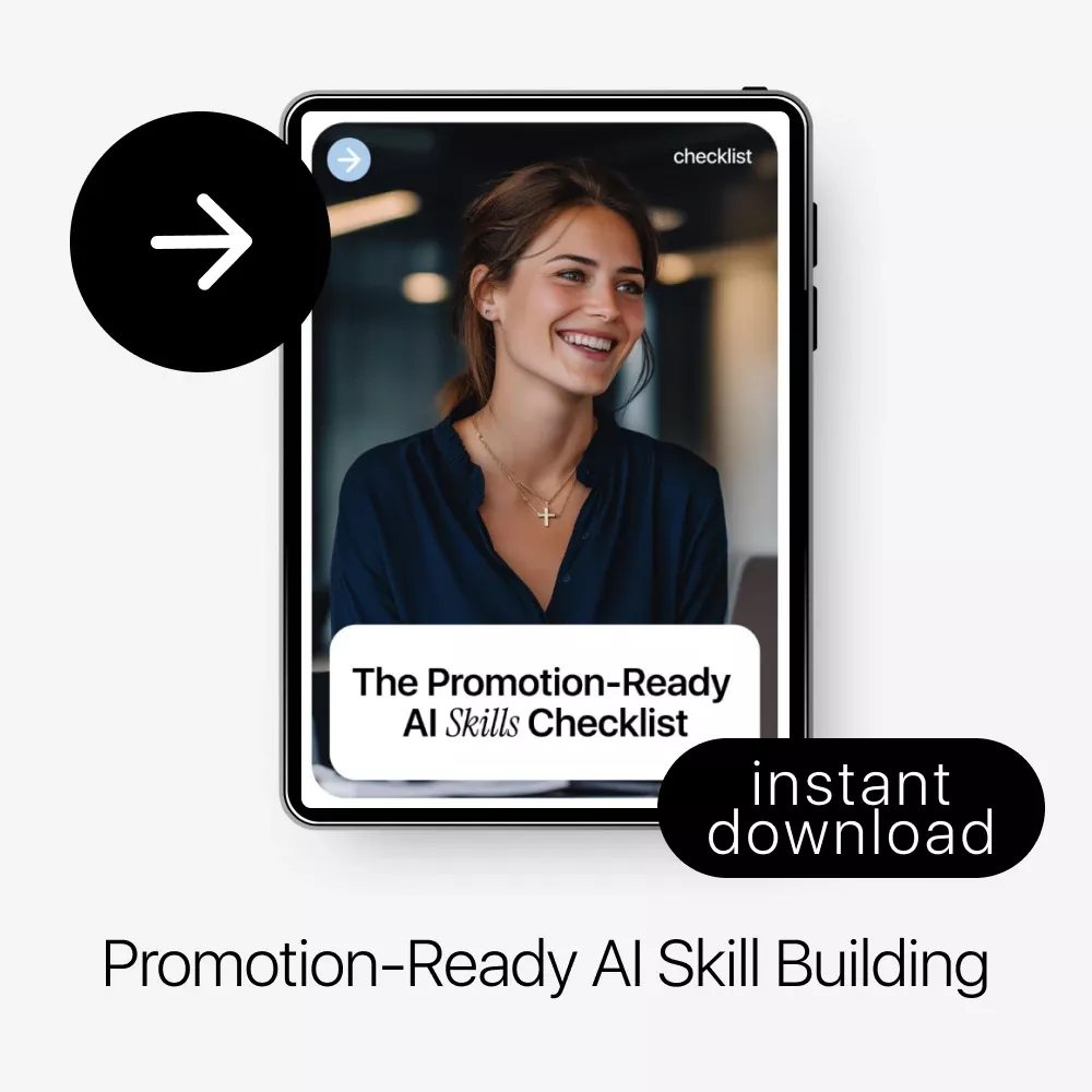 The Promotion-Ready AI Skills Checklist | Career Growth Guide for AI Skills and Promotion Chances | Digital Download Checklist for Smarter Work & Faster Advancement - Image 3