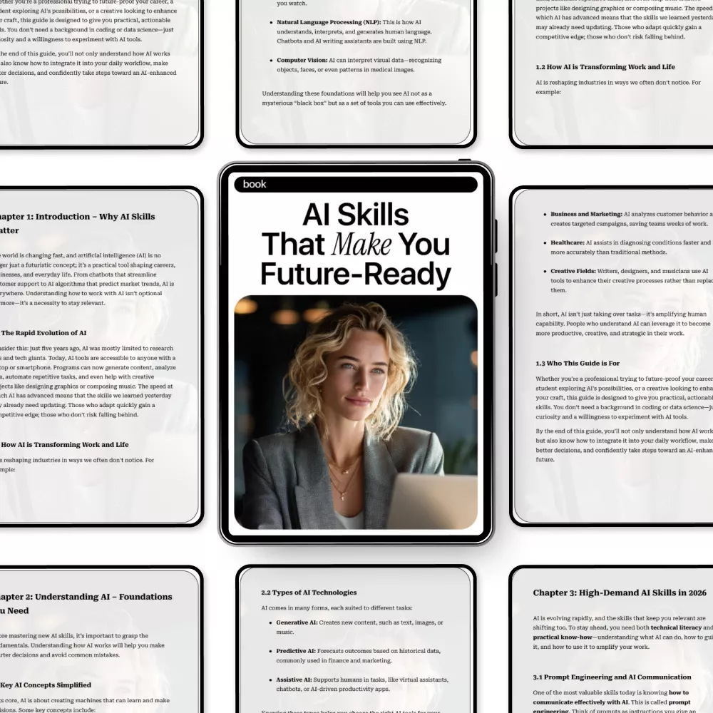 AI Skills That Make You Future-Ready | New AI Skills to Stay Relevant | Future-Ready eBook for Career Growth & Digital Mastery - Image 5