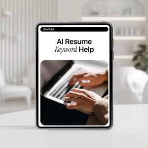 AI Resume Keyword Help Checklist – ATS-Friendly Resume Optimization Guide, AI Resume Keyword Help for Job Seekers, Downloadable Resume Checklist