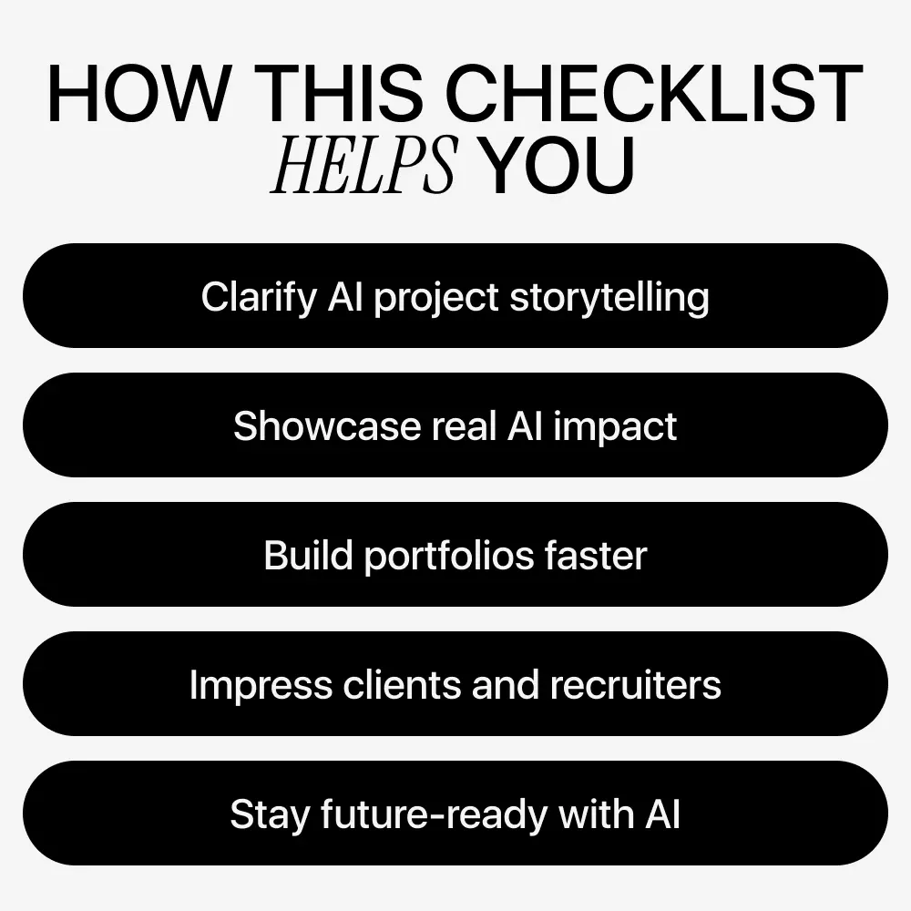 AI Portfolio Playbook for Designers – Actionable Checklist with ai portfolio tips for designers to Build, Polish, and Showcase AI-Powered Design Work - Image 4