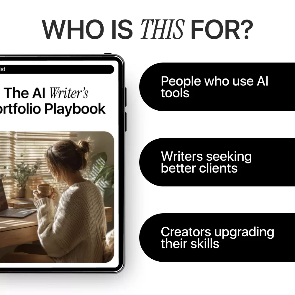 The AI Writer’s Portfolio Playbook – Checklist for Building a Standout AI Writing Portfolio | ai portfolio tips for writers - Image 5