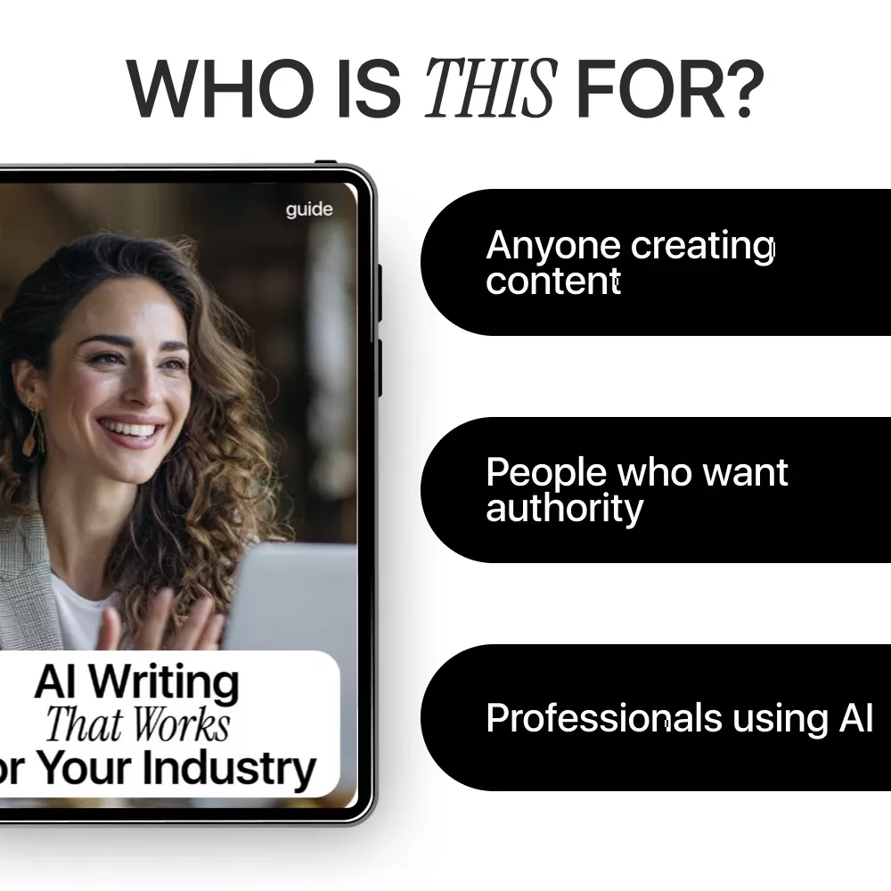 AI Writing That Works for Your Industry – Ultimate Guide to AI for Writing Articles for Your Industry, Prompts, Case Studies & Industry-Specific Content Strategies - Image 6