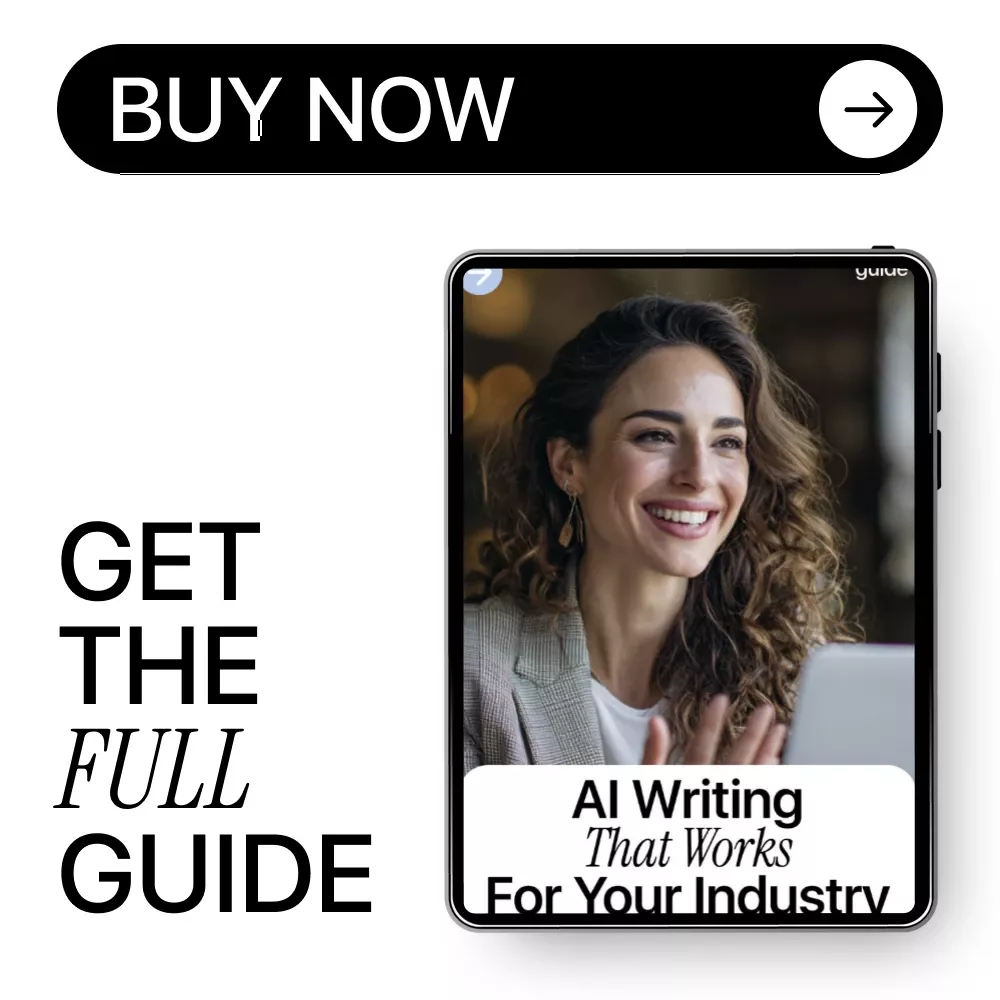 AI Writing That Works for Your Industry – Ultimate Guide to AI for Writing Articles for Your Industry, Prompts, Case Studies & Industry-Specific Content Strategies - Image 8