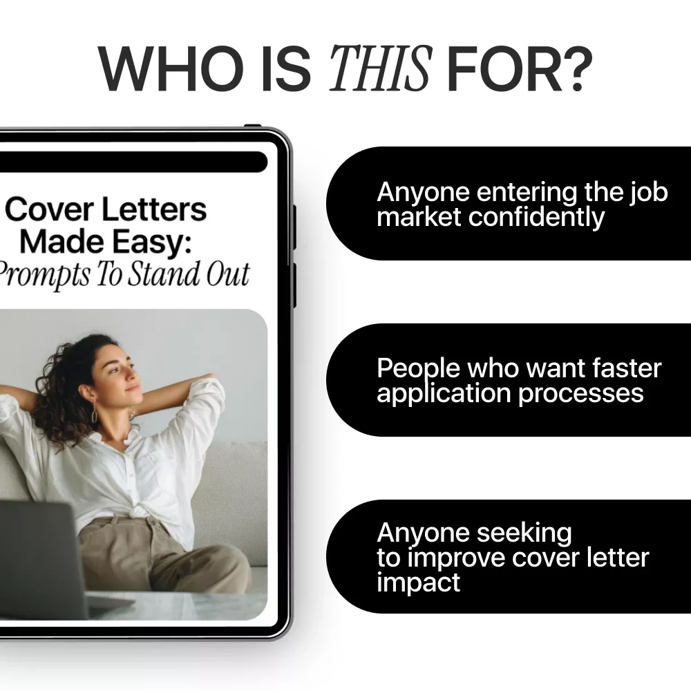 Cover Letters Made Easy: AI Prompts to Stand Out | eBook for Personalized Cover Letter Writing with AI Prompts for Cover Letter Writing - Image 6