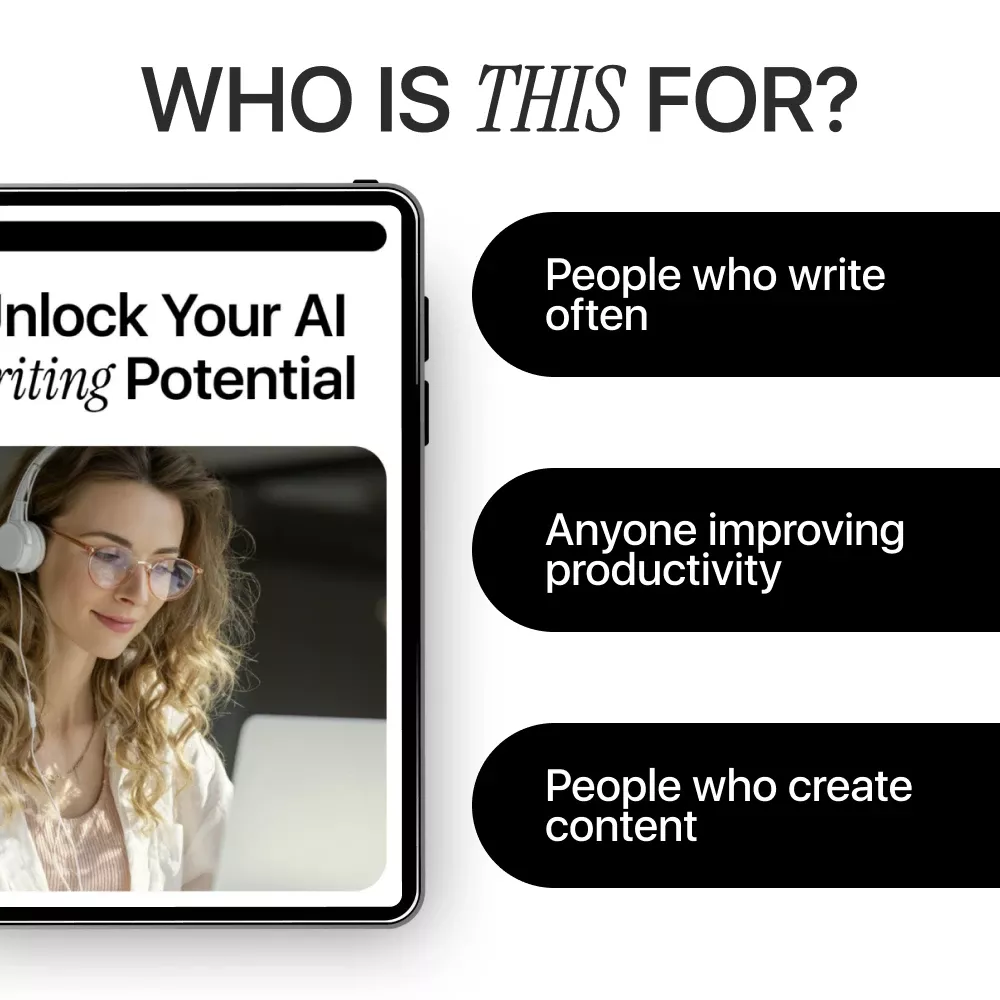 Unlock Your AI Writing Potential – Practical eBook for Building ai skills for writing tasks, Smarter Prompts, Editing, Research & Content Creation - Image 6