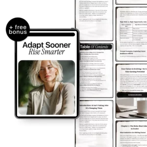 Adapt Sooner Rise Smarter: eBook on Career Impact of AI on Jobs, Future-Proof Your Skills, Hybrid Human-AI Roles & Resume Strategies