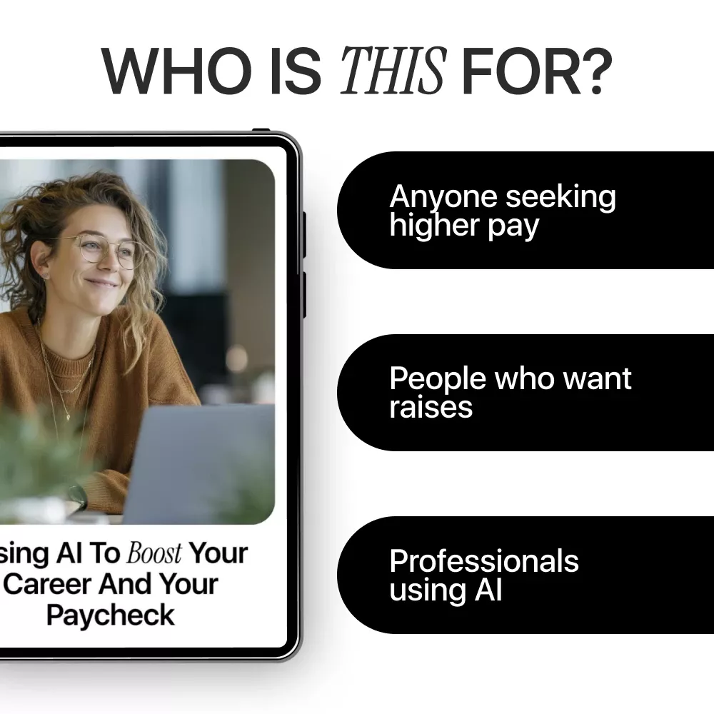 Using AI to Boost Your Career and Your Paycheck – Smart eBook Guide on how to use ai to get a raise, Salary Growth, Career Advancement & Future-Proof Skills - Image 6