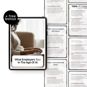 What Employers Want in the Age of AI – Career Guide to Skills in Demand Because of AI, Future-Proof Skills, AI Job Market eBook
