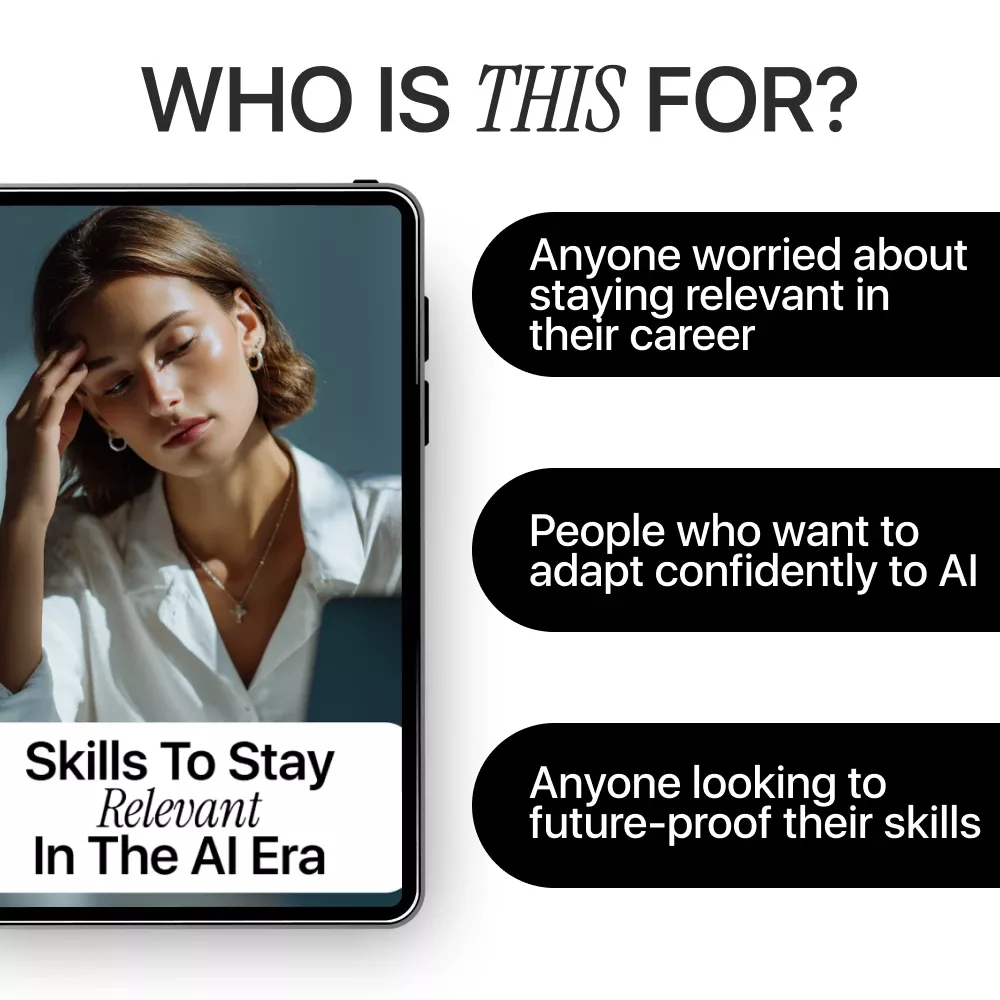 Skills to Stay Relevant in the AI Era – Future-Proof Career Guide, AI Skills eBook, Digital Download for Professionals, Creatives & Leaders - Image 6