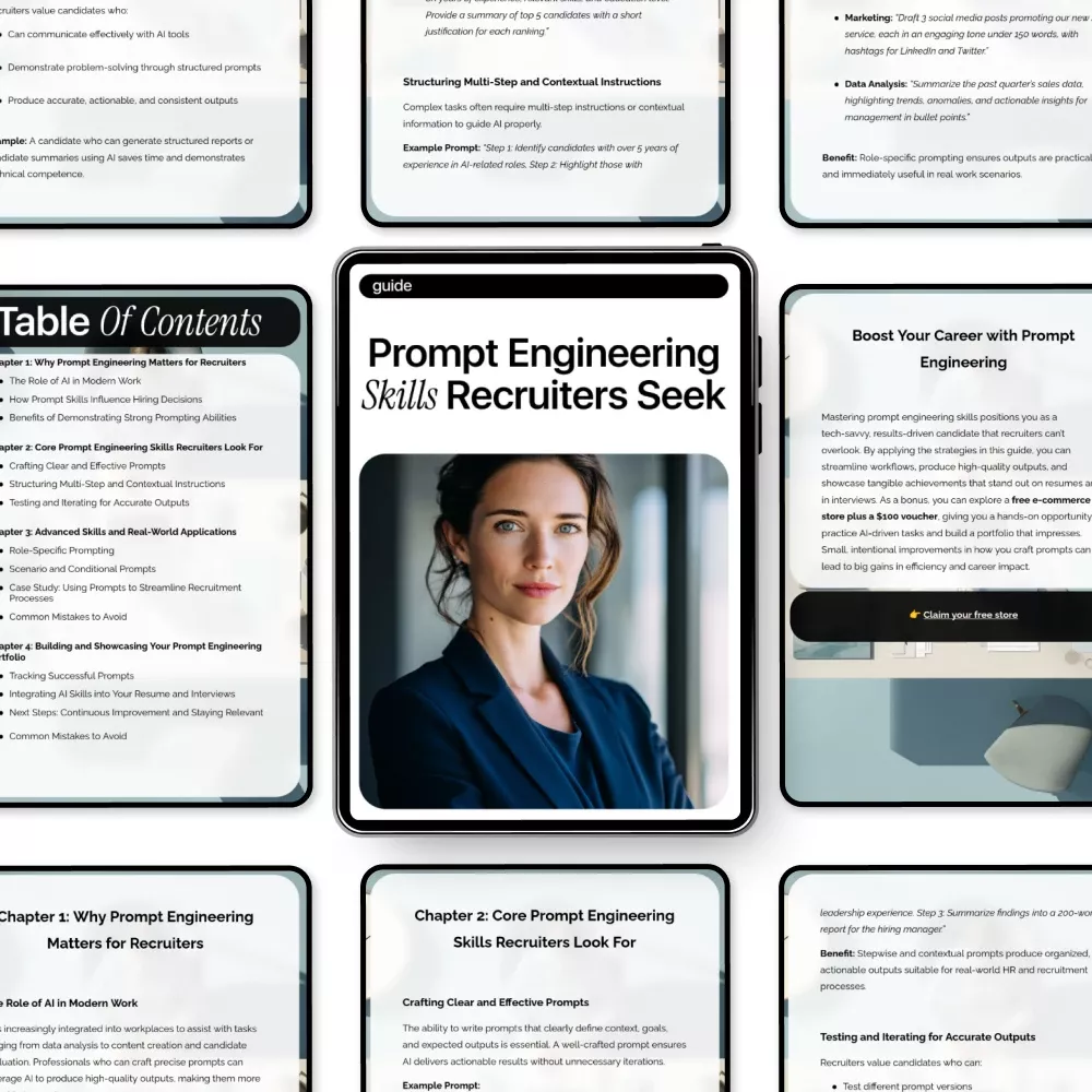 Prompt Engineering Skills Recruiters Seek – Practical Guide to the Prompt Engineering Skills Recruiters Look For in AI, Tech & Digital Careers - Image 5