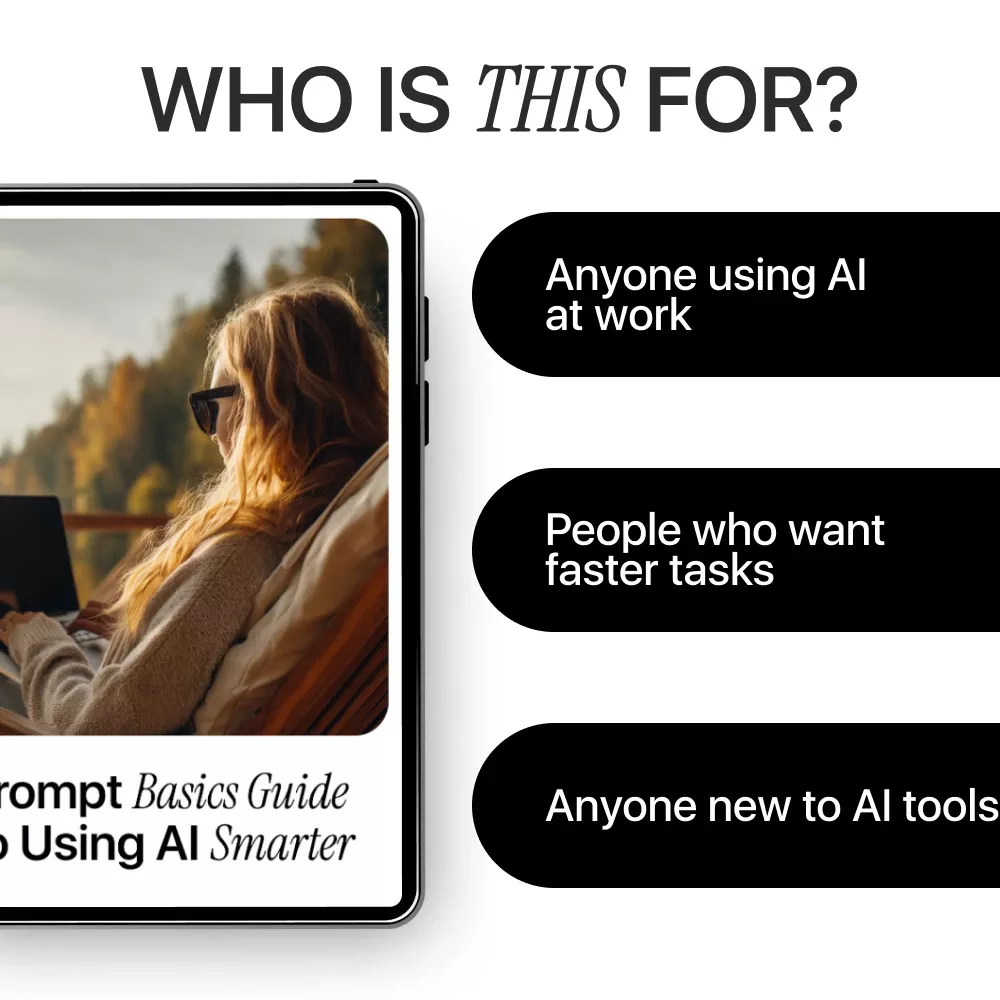 Prompt Basics Guide to Using AI Smarter – Practical Ebook on Prompt Engineering Basics for Workers, Boost Productivity, Work Faster with AI - Image 6