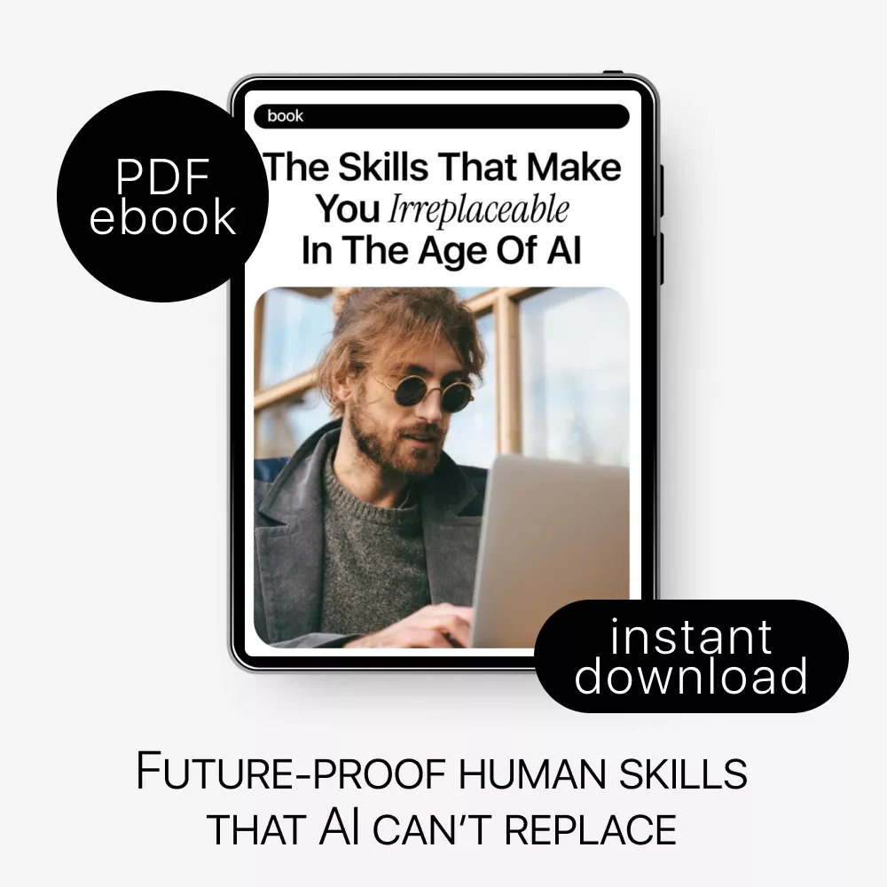 The Skills That Make You Irreplaceable in the Age of AI – Future-Proof Human Skills Guide, Critical Thinking, Creativity, Emotional Intelligence, Digital Download eBook - Image 3