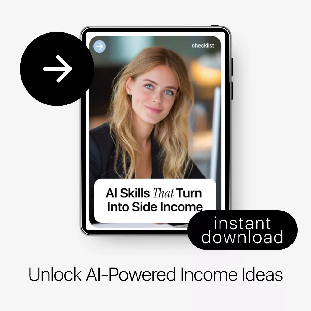 AI Skills That Turn Into Side Income Checklist | Side Hustle Ideas | AI Skills Side Income Ideas Guide for Beginners - Image 3