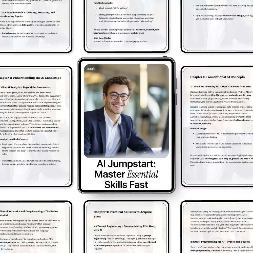 AI Jumpstart: Master Essential Skills Fast | Beginner-Friendly Ebook on ai skills to learn first - Image 5