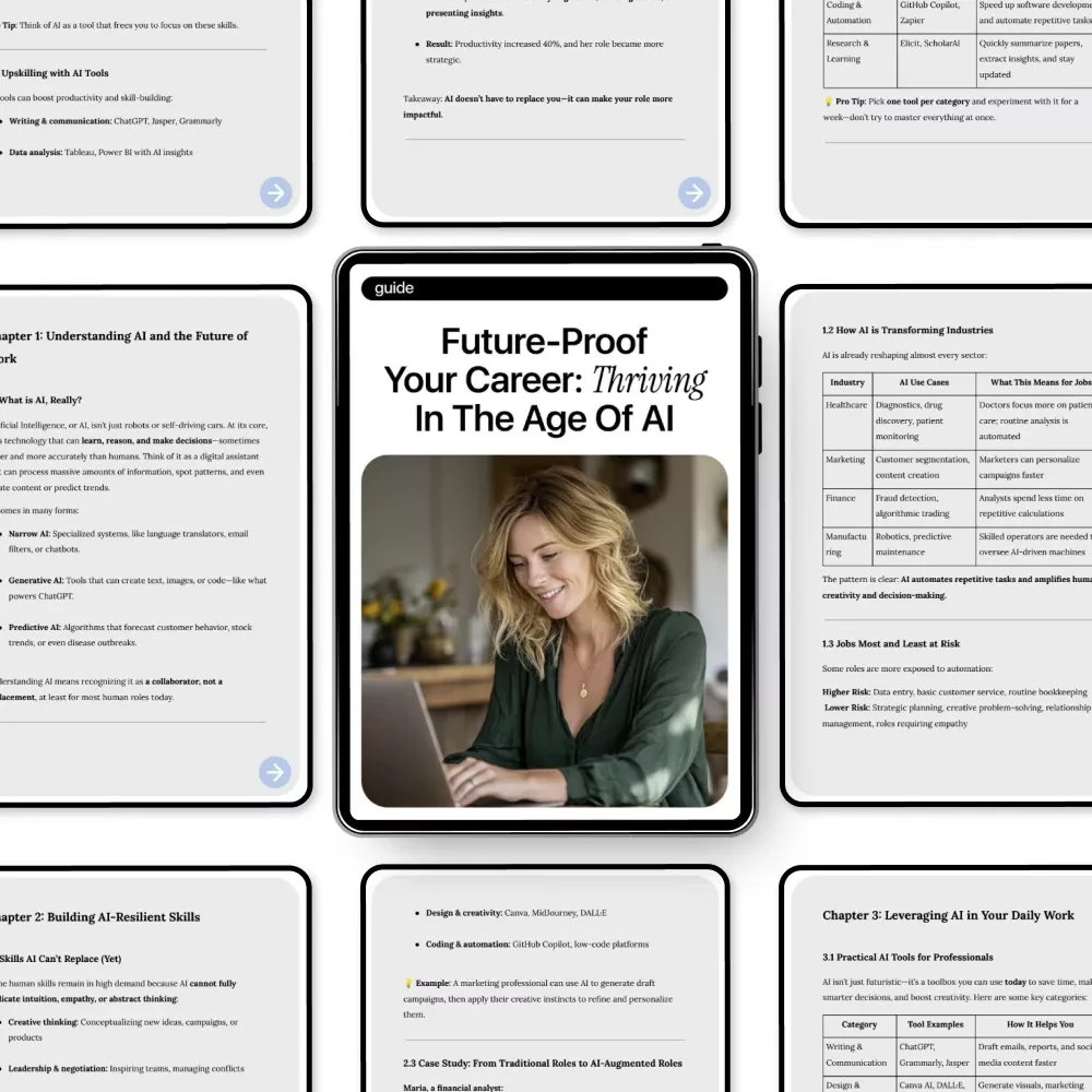 Future-Proof Your Career: Thriving in the Age of AI | Practical Guide on how to future-proof your career with ai, Skills, Tools & Strategies - Image 5