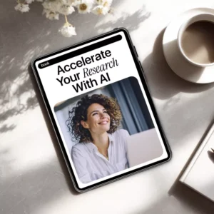 Accelerate Your Research with AI | Practical eBook for ai skills for research work, Smarter Literature Review, Writing, Data Analysis & Ethical AI Use