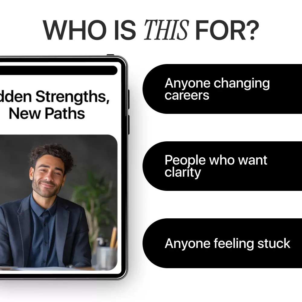 Hidden Strengths, New Paths | AI for Identifying Your Transferable Skills eBook | Career Change Guide | Skill Discovery Workbook | Digital Download - Image 6