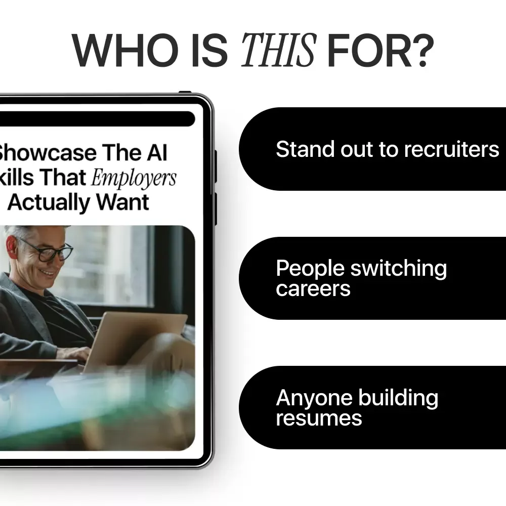 Showcase the AI Skills That Employers Actually Want – Practical Career Guide to Highlight ai skills for your resume, Stand Out to Recruiters, Resume & Job Search Download - Image 6