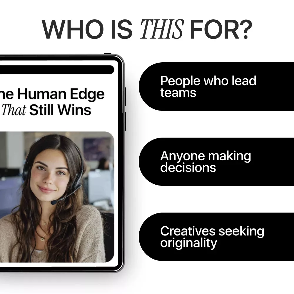 The Human Edge That Still Wins – Ebook on Human Skills AI Cannot Replace for Leaders, Creatives & Professionals - Image 6