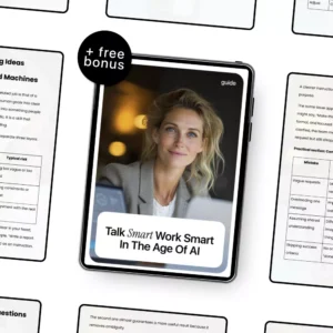 Talk Smart Work Smart in the Age of AI – Practical Communication Skills in AI Jobs Guide for Modern Professionals