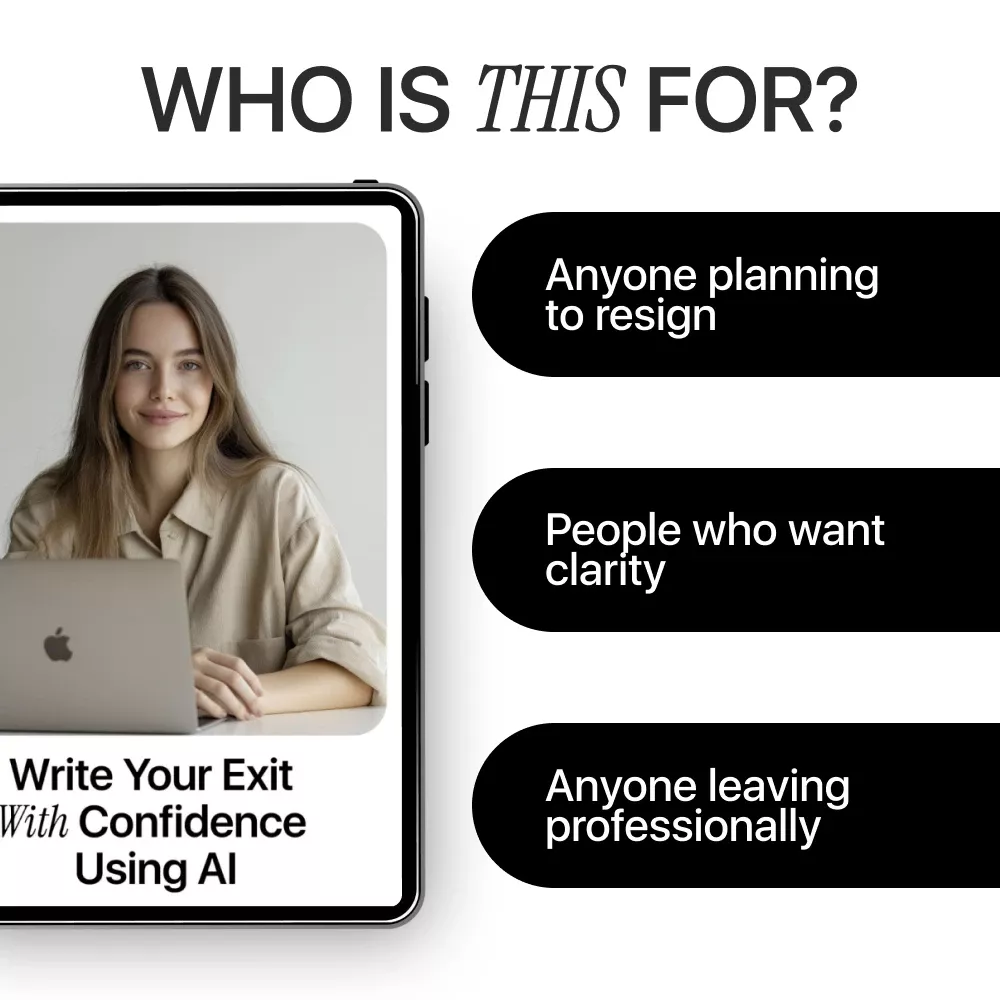 Write Your Exit With Confidence Using AI | Step-by-Step Guide on how to use ai to write a resignation letter Professionally & Calmly - Image 6