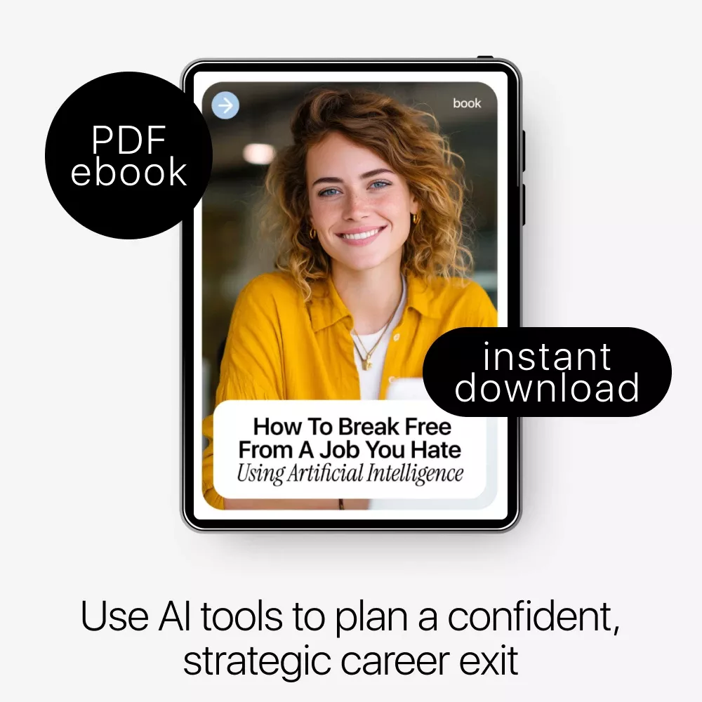 How to Break Free from a Job You Hate Using Artificial Intelligence | AI Career Exit Guide | How to Use AI to Exit a Job You Hate eBook - Image 3