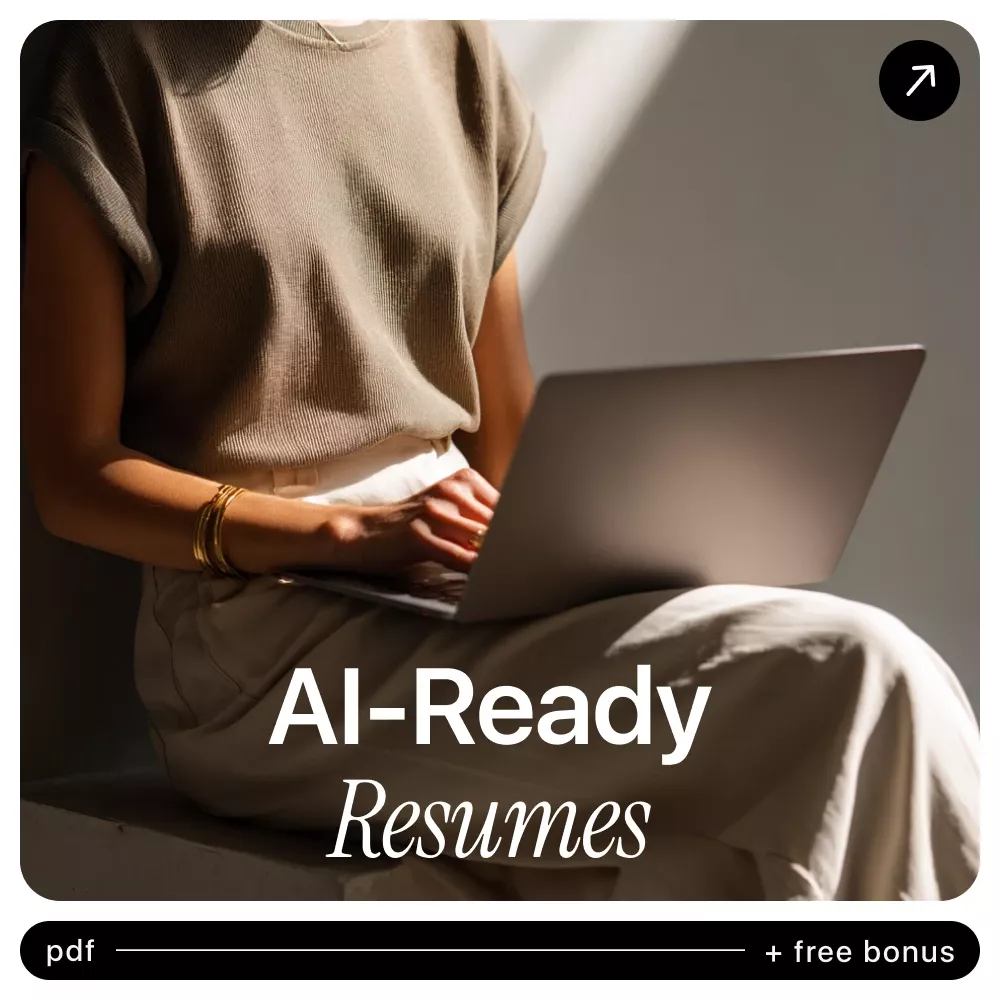 AI-Ready Resumes | Digital Download Guide for AI-Optimized CVs, Resume Templates, and Job Success Tips