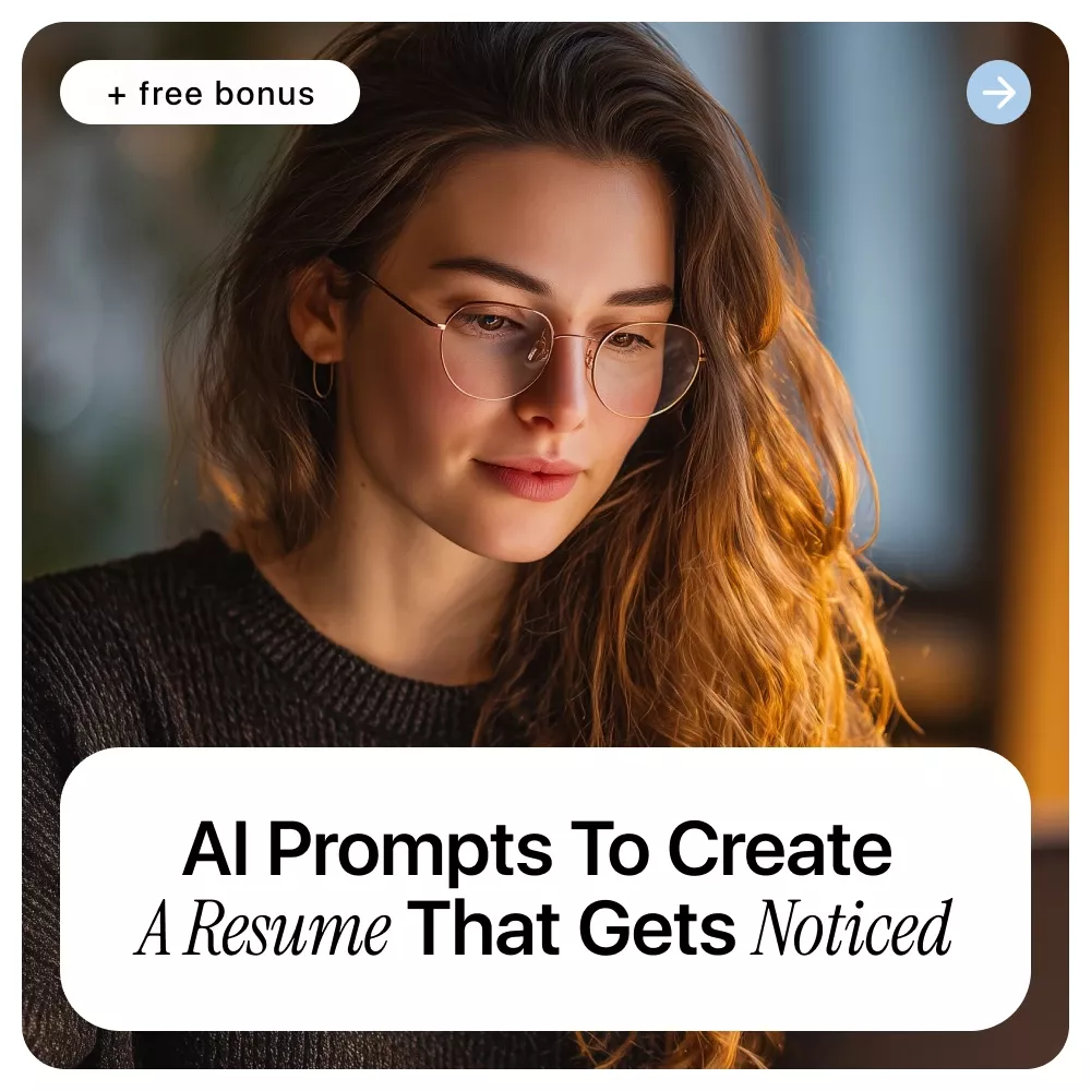 AI Prompts to Create a Resume That Gets Noticed | Ultimate eBook Guide with AI Prompts for Resume Writing, Bullet Optimization, and ATS-Friendly Tips