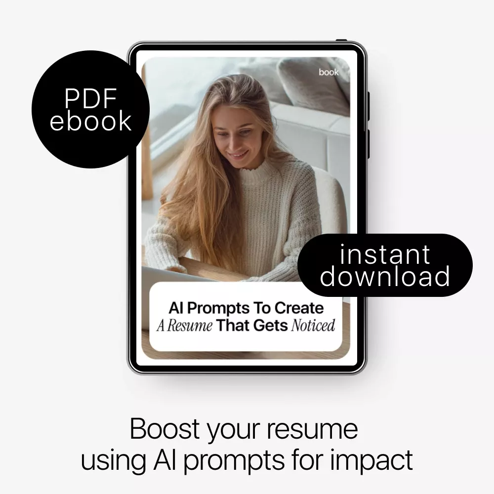AI Prompts to Create a Resume That Gets Noticed | Ultimate eBook Guide with AI Prompts for Resume Writing, Bullet Optimization, and ATS-Friendly Tips - Image 3