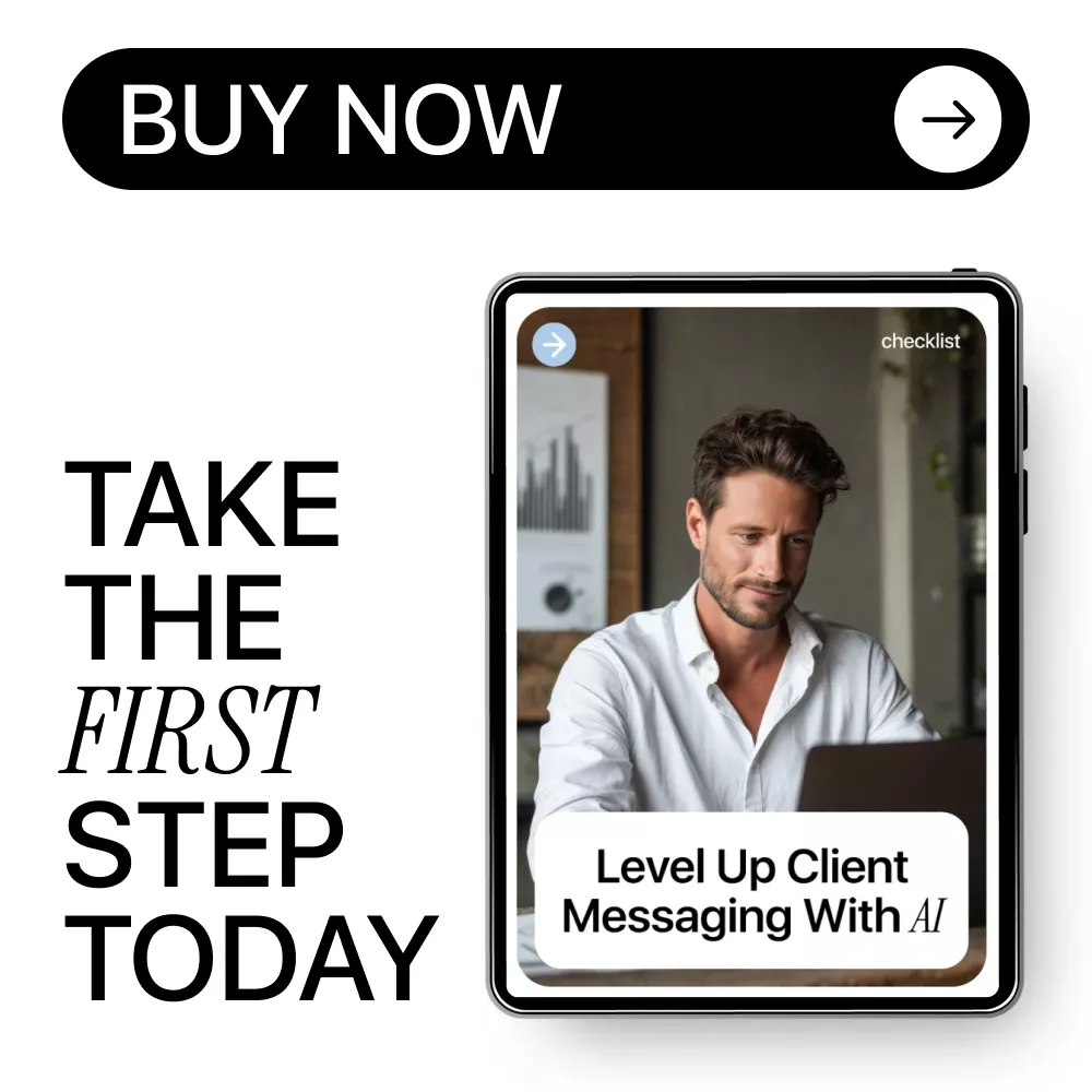 Level Up Client Messaging with AI | Digital Download Guide for Small Business, Coaches & Online Sellers | eBook + Checklist - Image 7