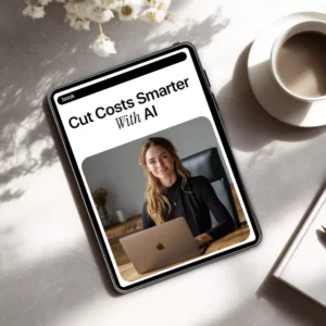 Cut Costs Smarter With AI – Money-Saving Business eBook | Digital Download | How to Use AI to Reduce Business Costs | Small Business Optimization Guide