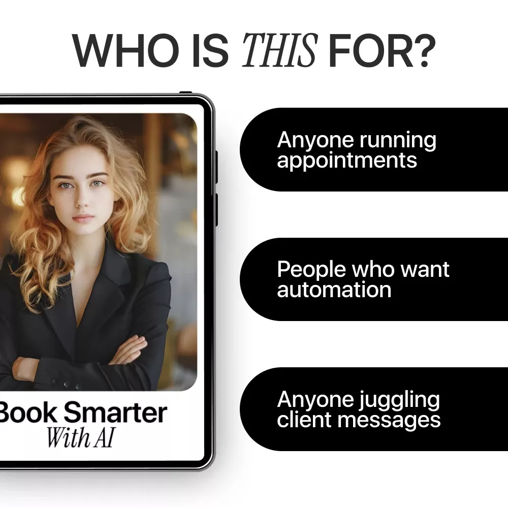 Book Smarter with AI – Practical Guide to Building an ai chatbot for appointment booking | Digital Download for Service Businesses & Entrepreneurs - Image 6