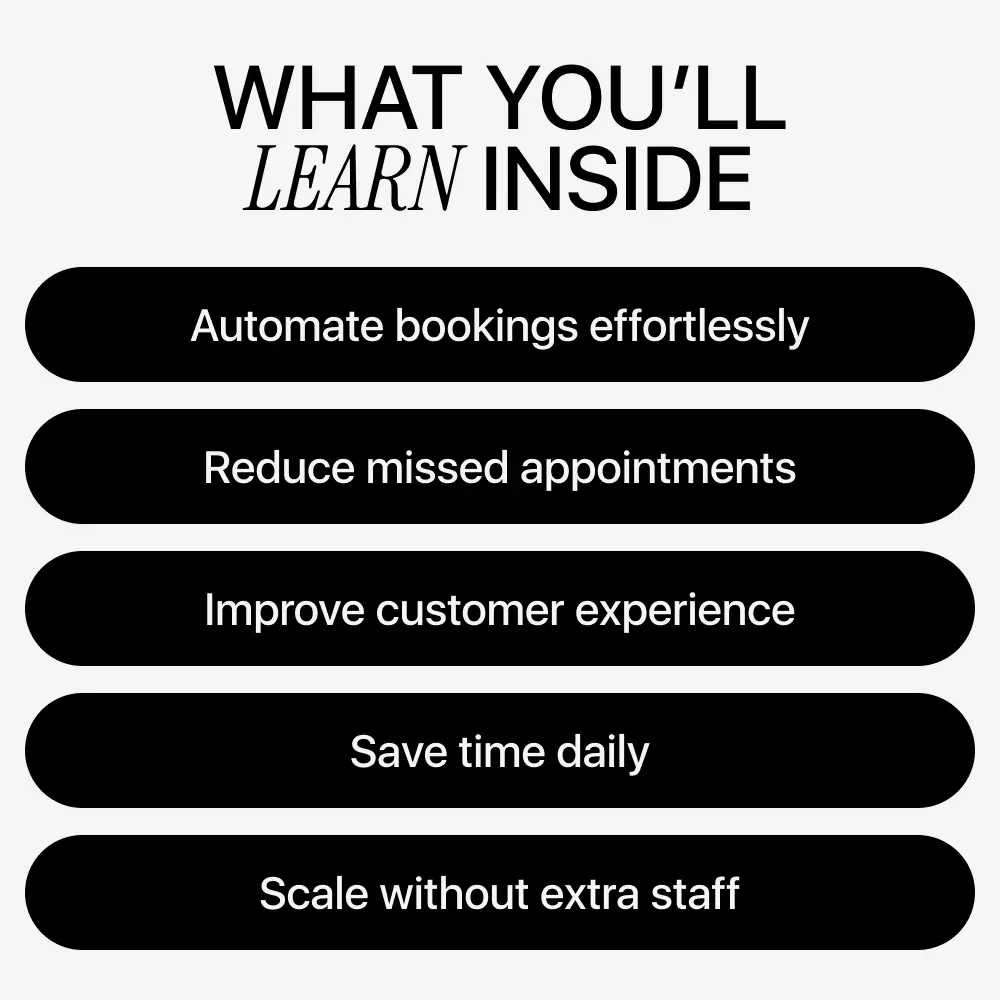 Book Smarter with AI – Practical Guide to Building an ai chatbot for appointment booking | Digital Download for Service Businesses & Entrepreneurs - Image 4