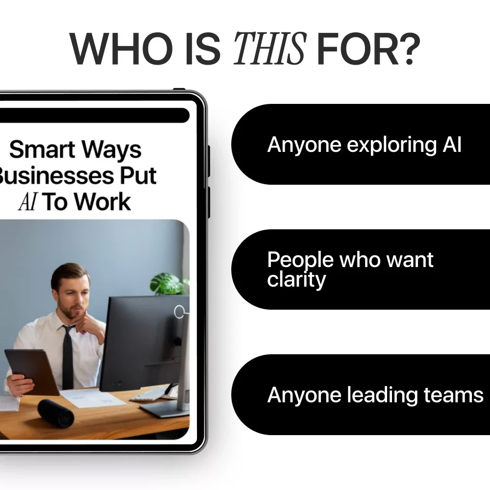 Smart Ways Businesses Put AI to Work – AI Use Cases for Business Guide, Digital Download, Automation Playbook for Teams, Small Business AI Strategy - Image 6