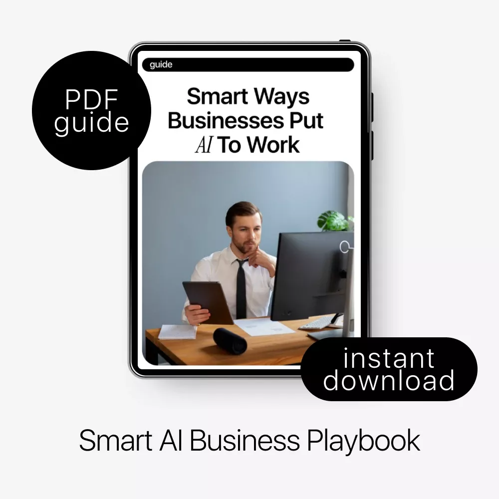 Smart Ways Businesses Put AI to Work – AI Use Cases for Business Guide, Digital Download, Automation Playbook for Teams, Small Business AI Strategy - Image 3