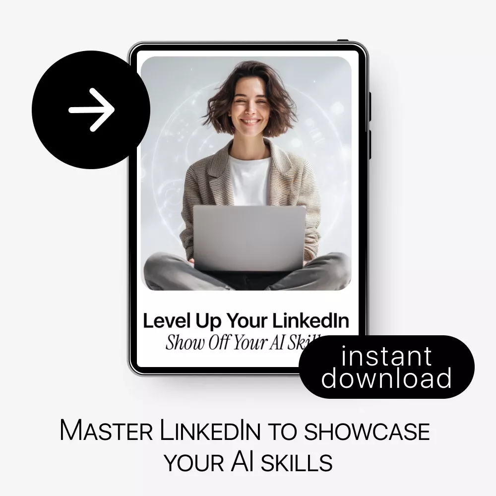 Level Up Your LinkedIn: Show Off Your AI Skills – Digital Guide, eBook & Checklist for AI Professionals, Career Growth, LinkedIn Optimization - Image 3