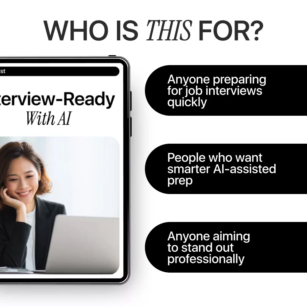 Interview-Ready with AI: Ultimate Checklist for AI Prompts for Interview Prep - Image 5