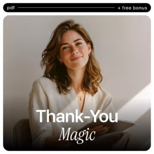 Thank-You Magic Checklist | AI for Writing Thank You Notes After Interviews | Professional Post-Interview Follow-Up Guide (Digital Download)