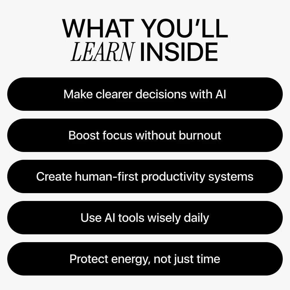 Self-Management in the Age of AI | Practical Guide for Self Management in AI Workplaces, Smarter Focus, Better Decisions, Sustainable Productivity - Image 4