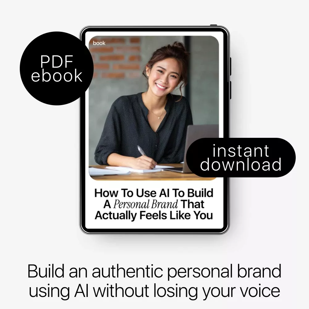 How to Use AI to Build a Personal Brand That Actually Feels Like You | Practical eBook Guide on how to use ai to build a personal brand with Authenticity, Systems & Clarity - Image 3