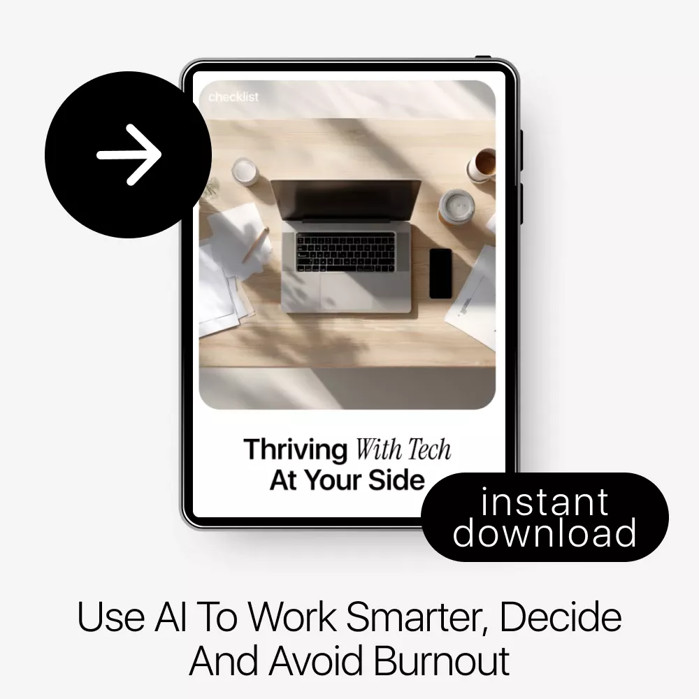 Thriving with Tech at Your Side – AI Impact on Work Life Checklist for Productivity, Focus & Smarter Workdays - Image 3