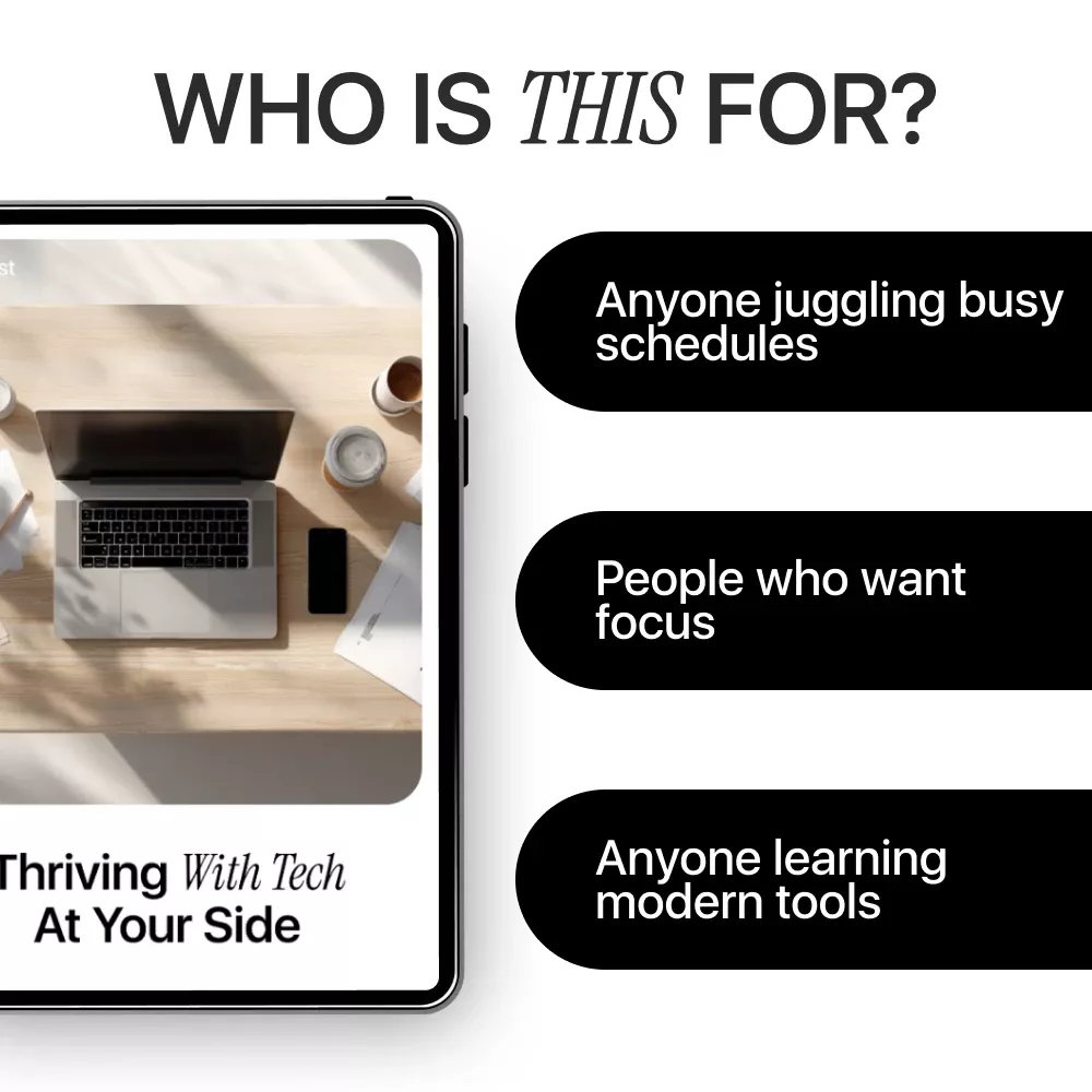 Thriving with Tech at Your Side – AI Impact on Work Life Checklist for Productivity, Focus & Smarter Workdays - Image 5