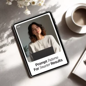 Prompt Patterns for Smarter Results | Practical Ebook Guide to Prompt Patterns for Better AI Results, Clear Instructions & Reliable Outputs