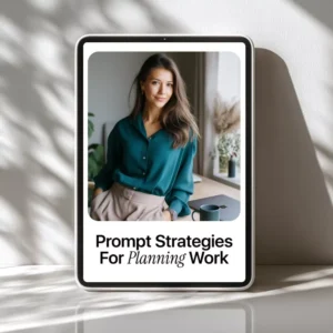 Prompt Strategies for Planning Work – Digital Guide to Boost Productivity, AI-Enhanced Work Planning, Task Prioritization & Effective Prompt Strategies for Planning Work