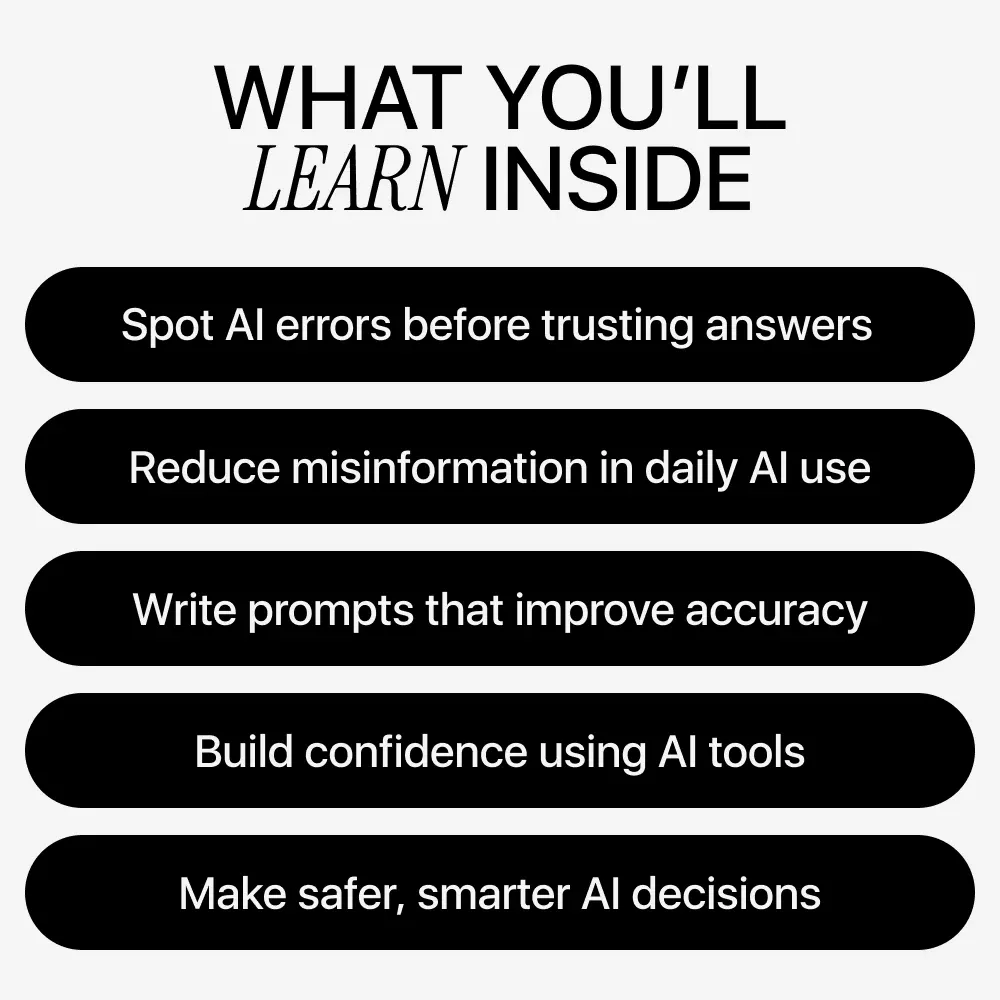 When AI Gets It Wrong – Practical Guide to AI Accuracy, Avoiding AI Mistakes, Safer Prompting & Smarter AI Use | Digital Download - Image 4